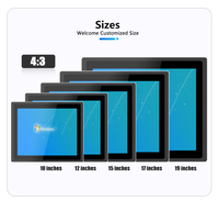Sinmar Hmi gömülü endüstriyel Tablet bilgisayar Ip65 su geçirmez All In One pencere Android Linux Os dokunmatik ekran kontrol paneli Pc
