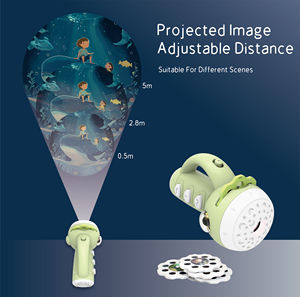 เครื่องฉายภาพเล่านิทาน XDT แบบมอนเตสซอรี่ ของเล่นเสริมพัฒนาการด้วย AI แบบอินเทอร์แอคทีฟ ใช้แบตเตอรี่ลิเธียม ผลิตจากพลาสติก ABS - Product Image 3