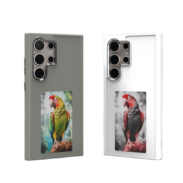 2024 Hot Cheap Custom Pattern Smartphone Case Smart E Ink Screen NFC Phone Case for Samsung Galaxy S24 Plus