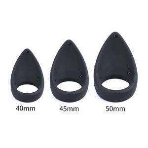 Silikon erkek Penis esaret halka horoz Chastity kafes zaman gecikmesi seks oyuncakları erkekler için - Product Image 5