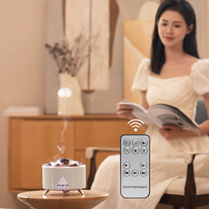 Humidificador ultrasónico de música inteligente Crack Mountain fragancia portátil niebla llama humidificador Difusor Aroma aceite esencial - Product Image 6