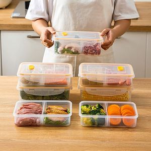 Oem Modern Portable Plastic Storage Box With Handle Crisper Sets for <b>Kitchen</b> Use Fruit Container for Picnics and Travel - Product Image 1