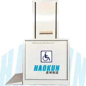 Kapalı eğimli konut engelli tekerlekli sandalyesi merdiven asansör elektrikli hidrolik sandalye asansör