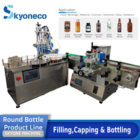 Ligne de production intégrée automatique de remplissage, de capsulage et d'étiquetage de bouteilles en verre pour boissons avec composants d'engrenage