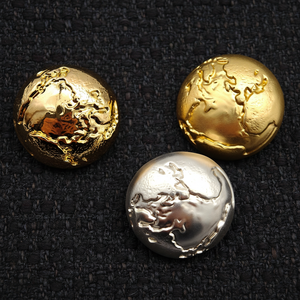 Boutons en métal de qualité supérieure, texture <span class=keywords><strong>météorite</strong></span>, boutons en dôme, résistants à la corrosion, pour manteaux de femmes - Product Image 2