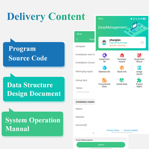 L'inventario dei materiali del progetto, le statistiche sulle progressioni dell'installazione e i piani di assistenza tecnica possono essere personalizzati e sviluppati - Product Image 1