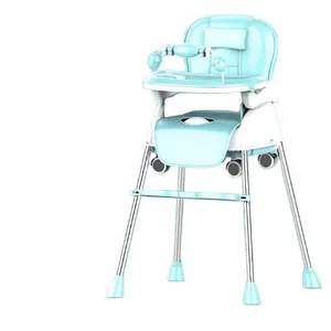 Comfortable Multi-functional folding highchair seat feeding portable high chair for baby child dining