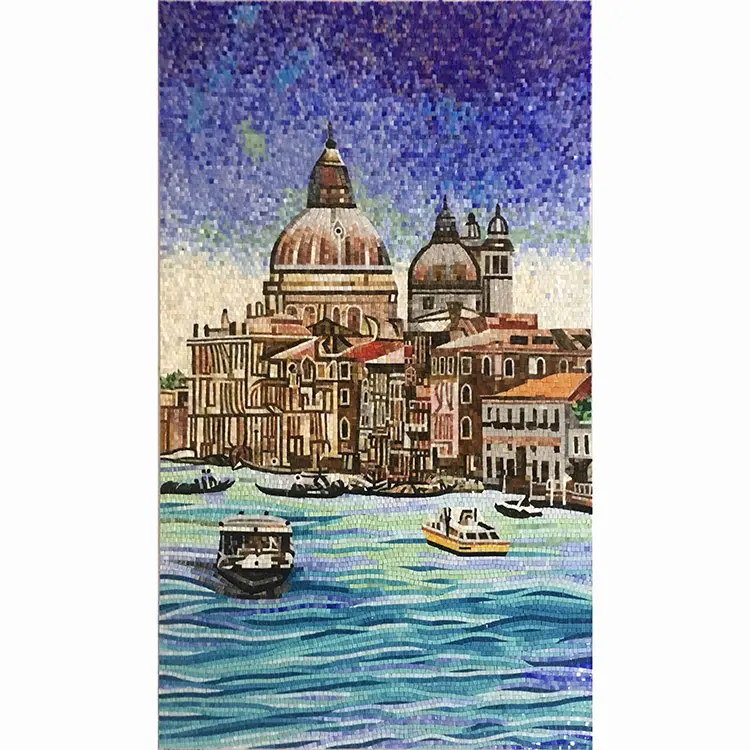 Vendita Calda Venezia Mosaico di Vetro di Arte Murales