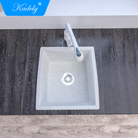 CE Approuvé Ménage Nettoyage Composite Granit Bol Unique Quartz Évier Cuisine