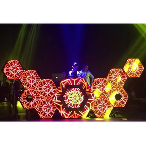 Tùy chỉnh P4 Kích thước mát sexy DJ mặt tiền LED thông minh Màn hình hiển thị đầy đủ màu sắc mềm LED Video tấm Tường cho DJ gian hàng hộp đêm - Product Image 1