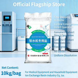 Vente en gros de comprimés de <span class=keywords><strong>sel</strong></span> de chlorure de sodium de qualité alimentaire de 4,5 kg pour adoucissement de l'<span class=keywords><strong>eau</strong></span>, pureté de 99,9 %, blanc, marque Zhongyan, Guangdong, CAS - Product Image 1