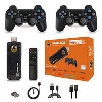 ShenZhen IMO Mini Game Stick X8 M8, Vidéo 8K, Console de Jeu Arcade Classique Portable, 64 Go Lite, Stick de Jeu 4K 10000 Jeux + Boîtier Android