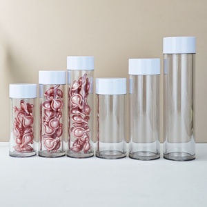Envase de Plástico Transparente de Lujo para Mascotas, 100 ml, con Tapa de Rosca, Vacío, 50 ml, 60 ml, 80 ml, 100 ml, Botella para Medicamentos, Pestañas, Píldoras, Cosméticos - Product Image 1