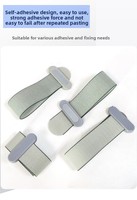 Sangle de poignet auto-adhésive en sangle élastique double face durable avec fermeture auto-agrippante pour accessoires de sport et bracelets connectés