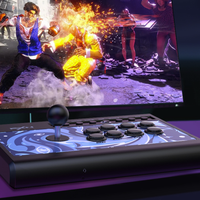 Manette de jeu d'arcade pour Android TV/Nintendo Switch/PS4, Fightstick avec joystick et 8 boutons