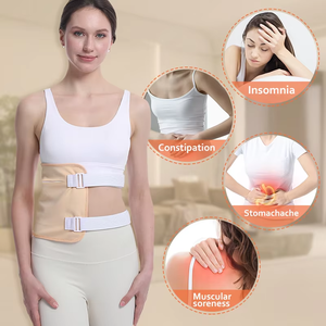 Compresas de aceite de ricino OEM ajustables, lavables <span class=keywords><strong>y</strong></span> reutilizables, con calefacción eléctrica, fáciles de transportar, para desintoxicación hepática. - Product Image 4