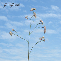 Fian Floral Handgemaakte Kunststof Witte Limonium Kunstbloemen voor Bruiloft- en Kerstboeketten - Realistisch en Langdurig