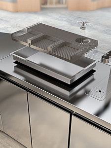 Tùy chỉnh thép không gỉ bar cà phê cửa hàng và thức ăn nhanh phía trước truy cập cho giới thiệu - Product Image 6