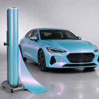 Film de protection de peinture automobile (PPF) personnalisé en gros avec logo, film de changement de couleur rose pour voitures de luxe