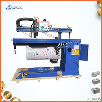 Machine de soudage linéaire automatique à soufflet de 2000 mm pour réservoirs et gros tuyaux en acier inoxydable avec oscillateur de torche