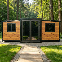Maison Conteneur Modulaire de Luxe Portable Préfabriquée Pliable Respirante Moderne 20ft 40ft Extensible 2-3 Supermarchés