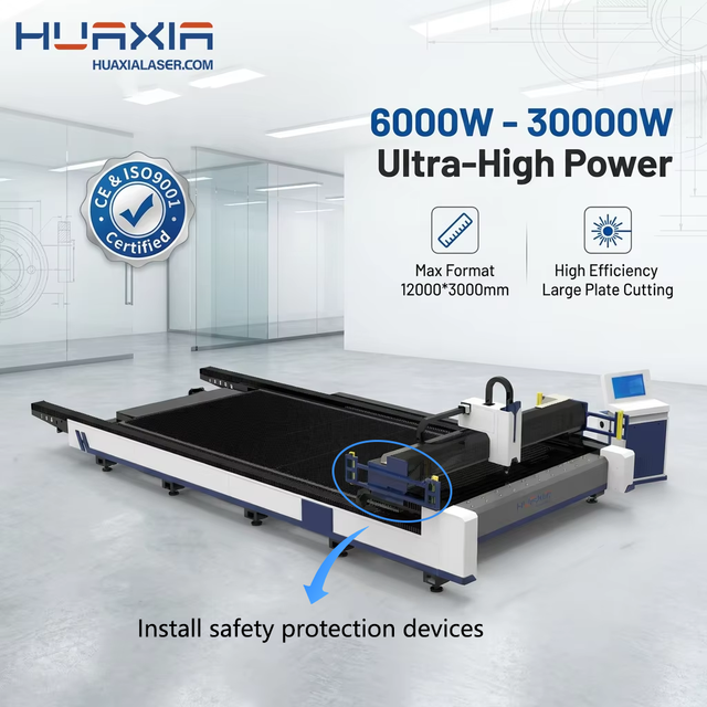 High Efficiency 20kW 30kW Large Format Fiber Laser Cutting Machine for Shipbuilding Sheet Metal Processing Industry