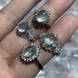 Set di Pietre Preziose Naturali all'Ingrosso per Gioielli: Agata, Prehnite, Granato, <span class=keywords><strong>Labradorite</strong></span>, Pietra di Luna, <span class=keywords><strong>Cristallo</strong></span> Fantasma per Decorazione Casa - Product Image 4