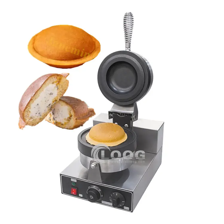 110V 220V Ý Gelato Brioche Báo Chí Điện Panini Báo Chí UFO Hình Burger Máy Cho Nhượng Quyền Thương Mại