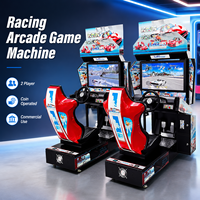 Máquina de Juego Arcade Comercial de Carreras de Latón, Simulador de Conducción Operado con Monedas con Asiento Dinámico para Centro de Juegos