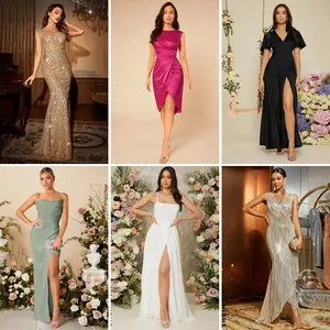Fashionable and Elegant Women's Sexy Fantasy Evening Dress Women's Clothing Ball Tight Casual Dress Stock