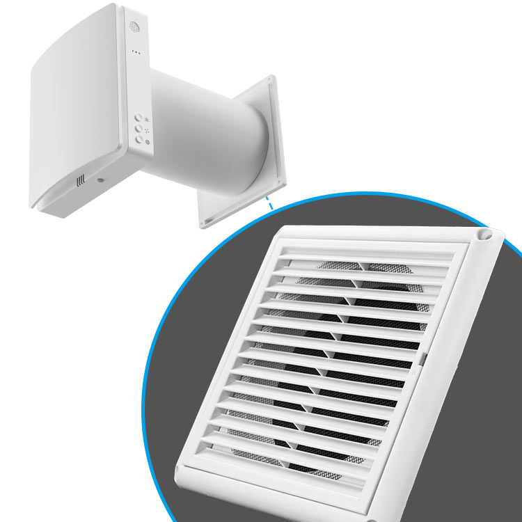 Square plastic grill