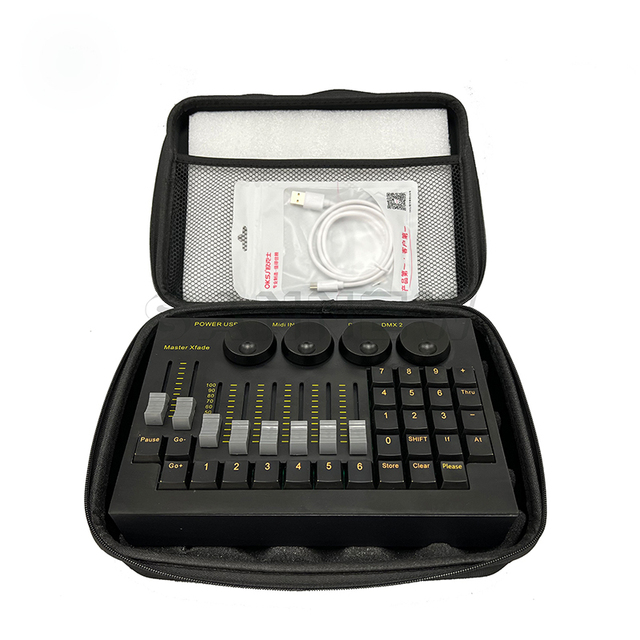 Mini MA PC Wing Controller 1-Channel Remote for Stage Effect Lighting Disco DJ Moving Head DMX Command Fader Command