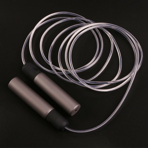Cordes à <span class=keywords><strong>sauter</strong></span> lumineuses à fibres optiques en acier rechargeables améliorées pour adultes, exercice de fitness, <span class=keywords><strong>corde</strong></span> à <span class=keywords><strong>sauter</strong></span> - Product Image 4