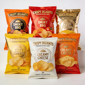 <span class=keywords><strong>Film</strong></span> d'emballage alimentaire imprimé sur mesure, <span class=keywords><strong>film</strong></span> plastique d'emballage automatique, MOPP VMPET PE, <span class=keywords><strong>film</strong></span> à haute barrière pour sachets de collations et de bonbons - Product Image 1