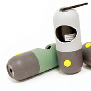 Contenedor de Almacenamiento de Bolsas de Basura con Luz LED y 1 Rollo de Bolsas de Basura de 10.8*4.1cm para Desechos de Mascotas - Product Image 2