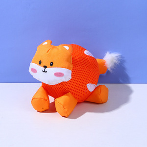 Juguete de Peluche Innovador y Transpirable de Malla 3D para Perros, Bonito Diseño de Vaca y Zorro, Suave, Interactivo, con Sonido, para Masticar, 4 Estilos, Venta al por Mayor, OEM, Personalizado - Product Image 6