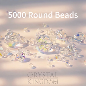 Swarovski 5000 Kralen Rond Transparant Geslepen Glas Kristallen Steentjes Ideaal Voor Op Maat Gemaakte Ketting Armband Handgemaakte Sieraden Ambachten - Product Image 2
