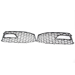 กรอบไฟตัดหมอกแบบรังผึ้งสำหรับ Audi A4 S4 รุ่น 8K0807681L สีดำ ABS สำหรับกันชนหน้าส่วนล่าง ปี 2013-2015 - Product Image 1