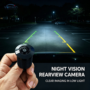 Mini caméra de véhicule cachée 1000TVL CVBS 170 °   Caméra de recul latérale pour voiture, grand angle, étanche IP69K - Product Image 5