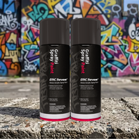 Peinture aérosol graffiti multi-usages or chromé pour accessoires automobiles – Nouveau produit pour le marché de gros
