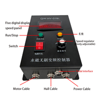 Moteur Brushless QIWO 110V/220V 1000W à Couple Élevé, Moteur BLDC Carré 80mm Haute Vitesse avec Interrupteur au Pied, Faible Bruit, Moteur à Effet Hall avec Driver