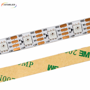 hot sell dream color white black 12V WS2815 addressable 60LED 60pixels 5050 rgb data backup programmable smart pixel <strong>led</strong> <strong>strip</strong> - Product Image 3