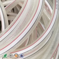 Tuyau d'eau flexible en PVC tressé haute pression, résistant aux UV et aux produits chimiques, transparent, robuste, 3/4" ID x 120" de longueur, certifié CE pour
