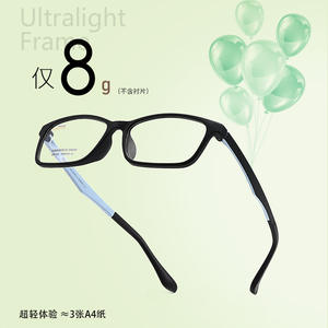 Montures de lunettes rectangulaires Guoda Optics série ECO 1001, légères, monture complète, unisexe adulte, printemps 2022 - Product Image 1