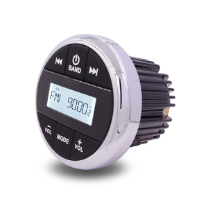 เครื่องเล่น MP3 กันน้ำสำหรับใช้งานทางทะเล หน้าจอ LCD มาตรฐาน IP66  รองรับ USB FM AM กำลังขับ 4x45 วัตต์ สำหรับเรือ ATV ระบบเสียงรถยนต์ - Product Image 5