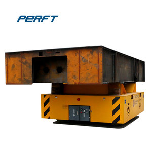 Carrello di Trasferimento Senza Binari a Batteria per Carichi Pesanti <span class=keywords><strong>con</strong></span> Sterzo a 4 Ruote e Telecomando - Product Image 5