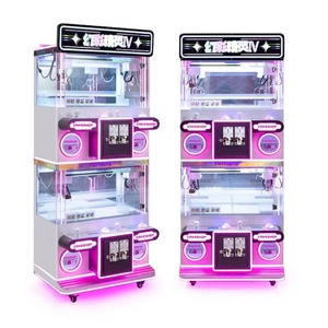 Hengbi Distributeur de jouets <span class=keywords><strong>en</strong></span> peluche transparent à monnayeur, machine à grue à prix, construction métallique, garantie 1 an, 110/220V, WiFi <span class=keywords><strong>espagnol</strong></span> - Product Image 2