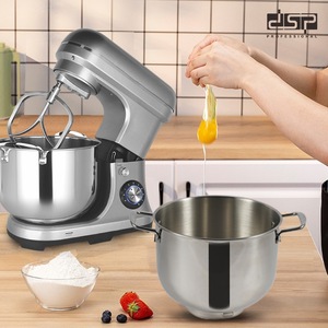Batteur sur socle Dsp 10L 2000W avec bol en acier inoxydable et tête inclinable pour cuisine - Product Image 4