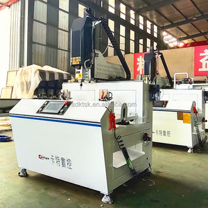 เครื่องเจาะกัดซีเอ็นซีแบบอัตโนมัติควบคุมด้วย PLC ขนาด 1200 มม. สำหรับงานผลิตหน้าต่างและประตู UPVC/PVC ทำจากอลูมิเนียมโปรไฟล์ - Product Image 6