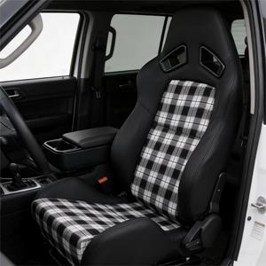 Asiento <span class=keywords><strong>de</strong></span> Carreras Reclinable con Costuras Negras y Respaldo Bordado, <span class=keywords><strong>de</strong></span> Fibra <span class=keywords><strong>de</strong></span> Carbono - Product Image 2